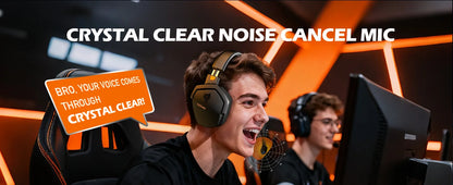 NUBWO G06 Wireless Gaming Headset – 2.4GHz + BT 5.3, 100H Battery, PS5/PS4/PC/Switch