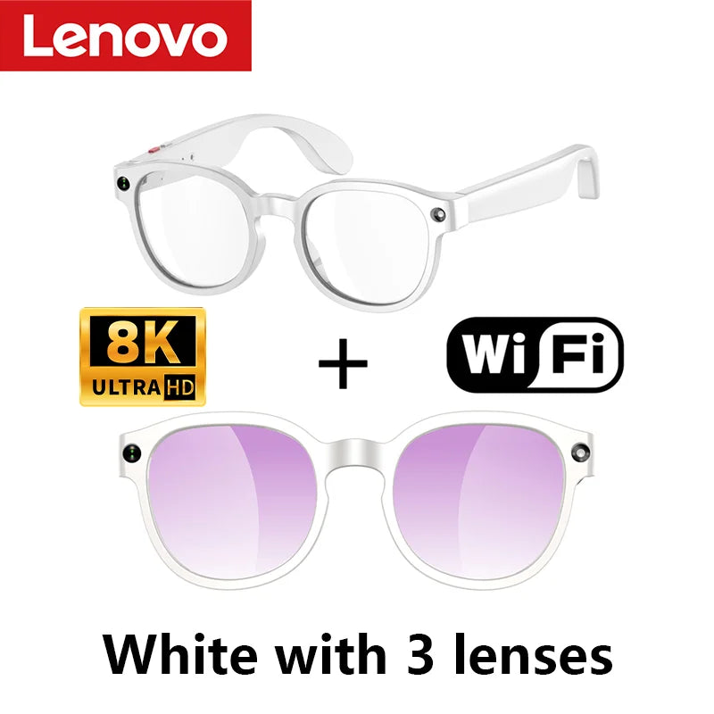 Lenovo AI Smart Glasses M88 – 8K Camera, ChatGPT, Translation & Bluetooth 5.3