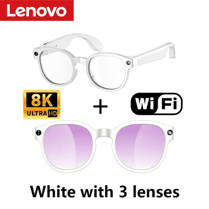 Lenovo AI Smart Glasses M88 – 8K Camera, ChatGPT, Translation & Bluetooth 5.3