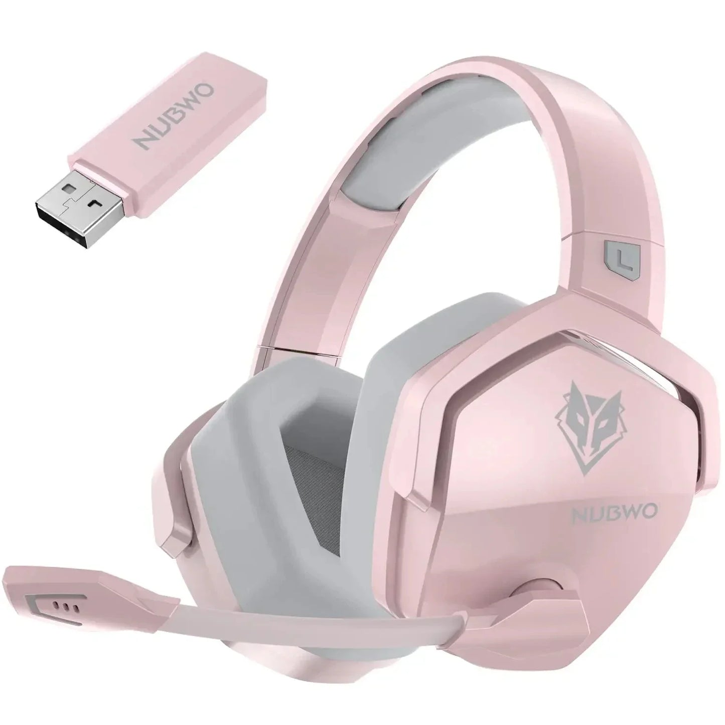 NUBWO G06 Wireless Gaming Headset – 2.4GHz + BT 5.3, 100H Battery, PS5/PS4/PC/Switch