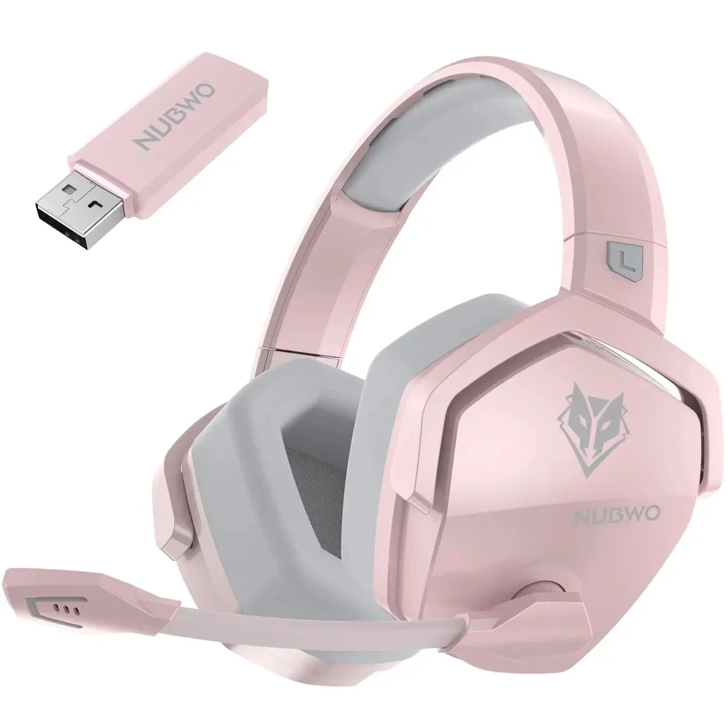 NUBWO G06 Wireless Gaming Headset – 2.4GHz + BT 5.3, 100H Battery, PS5/PS4/PC/Switch