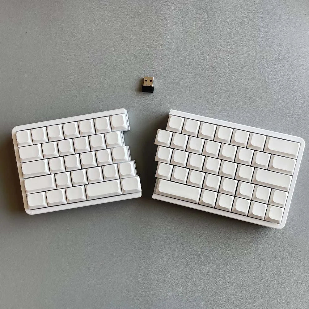 SZRKBD W64 Split Ergonomic Mechanical Keyboard – 2.4G Wireless, Hot-Swap, VIAL
