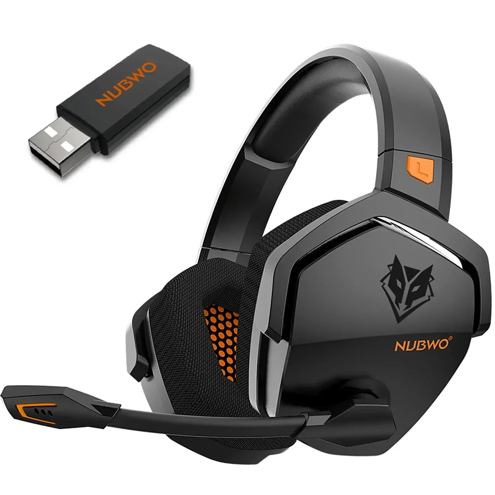 NUBWO G06 Wireless Gaming Headset – 2.4GHz + BT 5.3, 100H Battery, PS5/PS4/PC/Switch