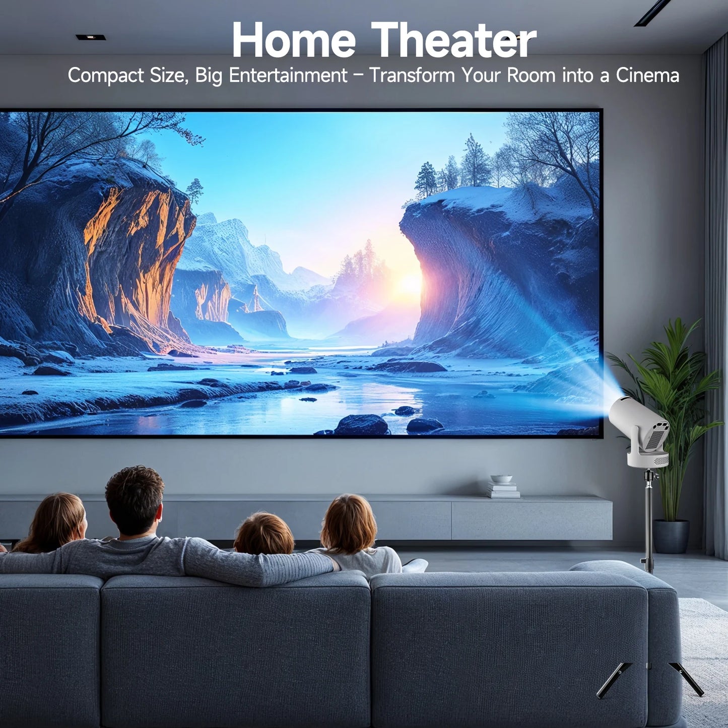 Magcubic HY300 Pro+ Mini Projector – 290 ANSI, Android 14, WiFi 6, 8K, BT 5.4