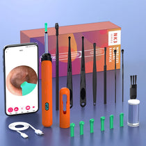 NATFIRE NK3 Pro Smart Visual Ear Cleaner – 1296P HD WiFi Otoscope Ear Wax Removal Kit