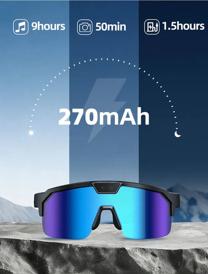 GUHUAVMI Q01 AI Smart Glasses – Dual Camera, 4K Video, Stereo Audio & Real-Time Translation