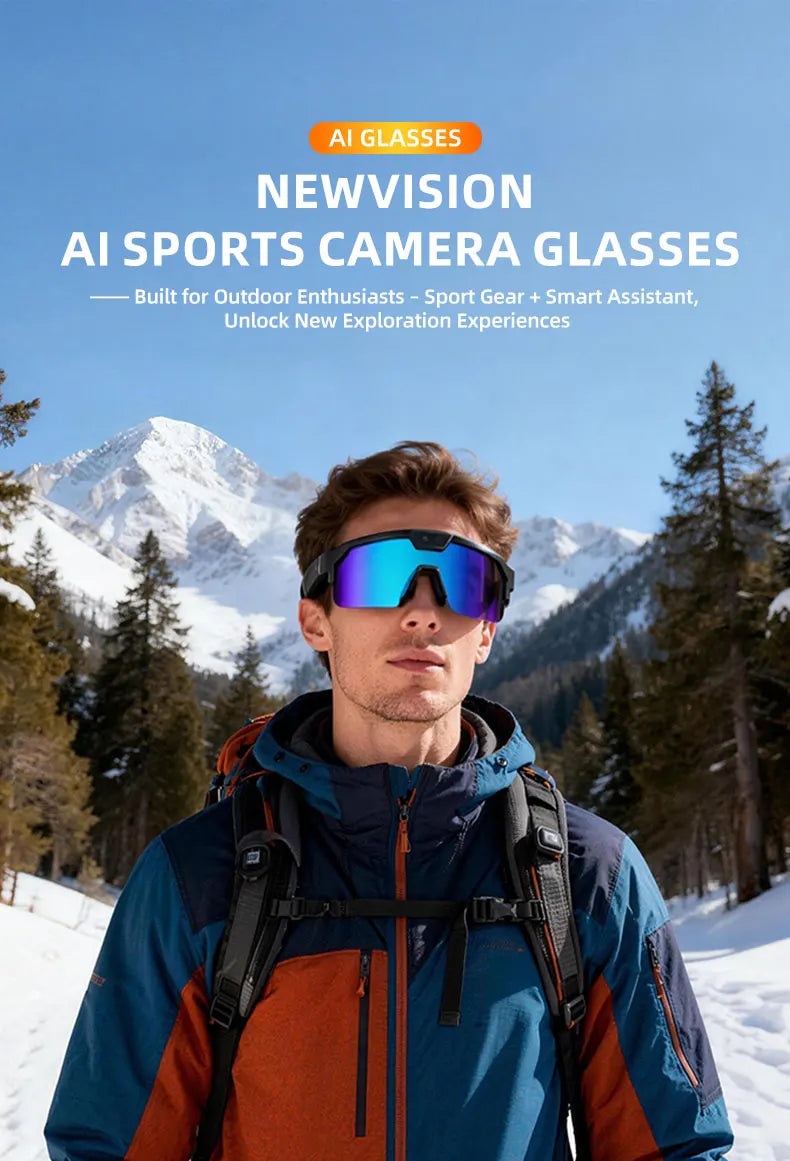 GUHUAVMI Q01 AI Smart Glasses – Dual Camera, 4K Video, Stereo Audio & Real-Time Translation