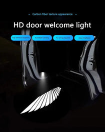Wireless HD Laser Car Door Projector – Auto Sensor, No Wiring, Battery Powered, 2/4pcs