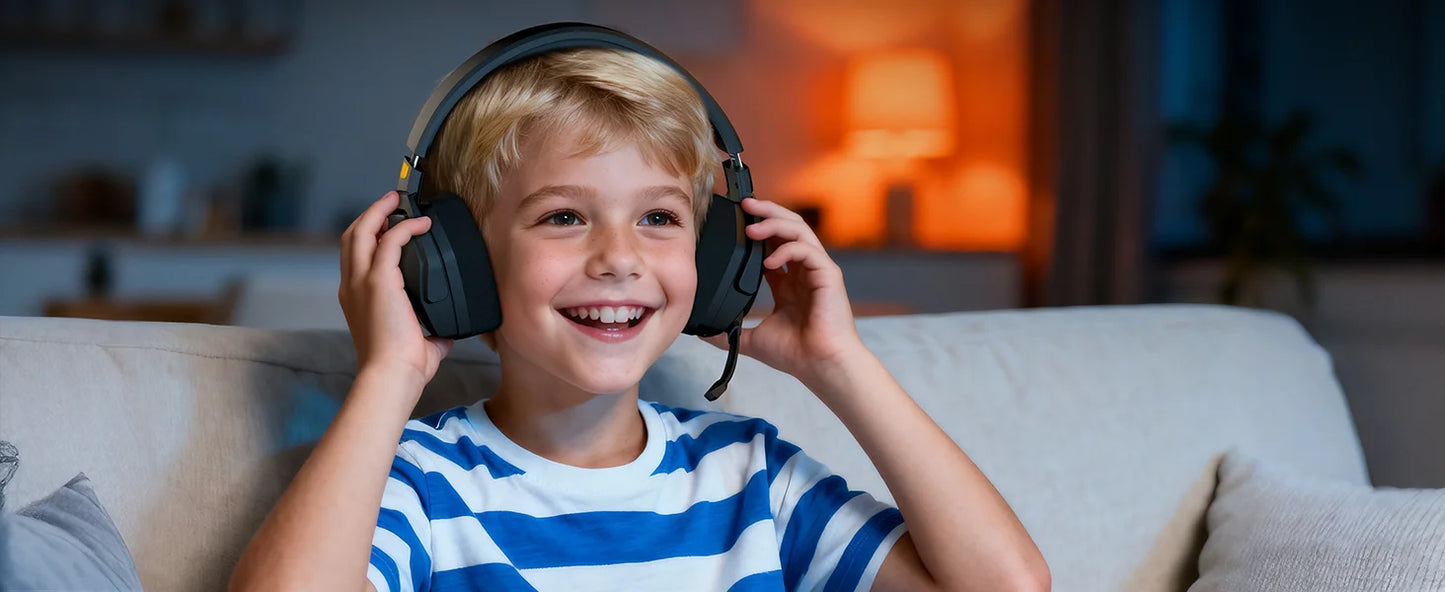 NUBWO G06 Wireless Gaming Headset – 2.4GHz + BT 5.3, 100H Battery, PS5/PS4/PC/Switch
