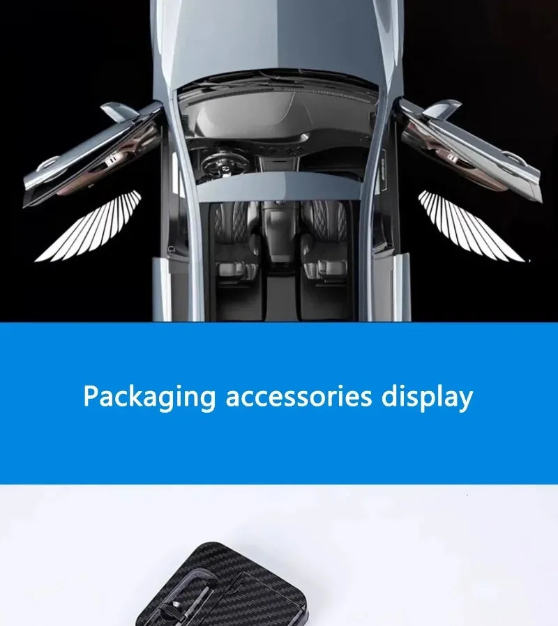 Wireless HD Laser Car Door Projector – Auto Sensor, No Wiring, Battery Powered, 2/4pcs