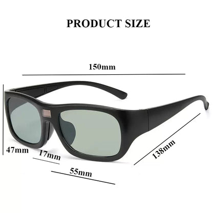 TILIKEU Photochromic Sports Sunglasses – Polarized UV400, TR90