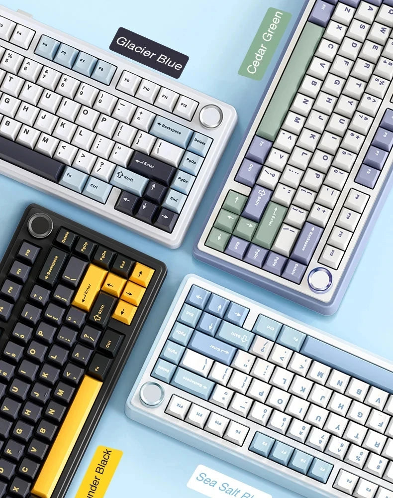 AULA F75 Mechanical Gaming Keyboard – 75%, Triple Mode, RGB, Hot-Swap, Gasket Mount