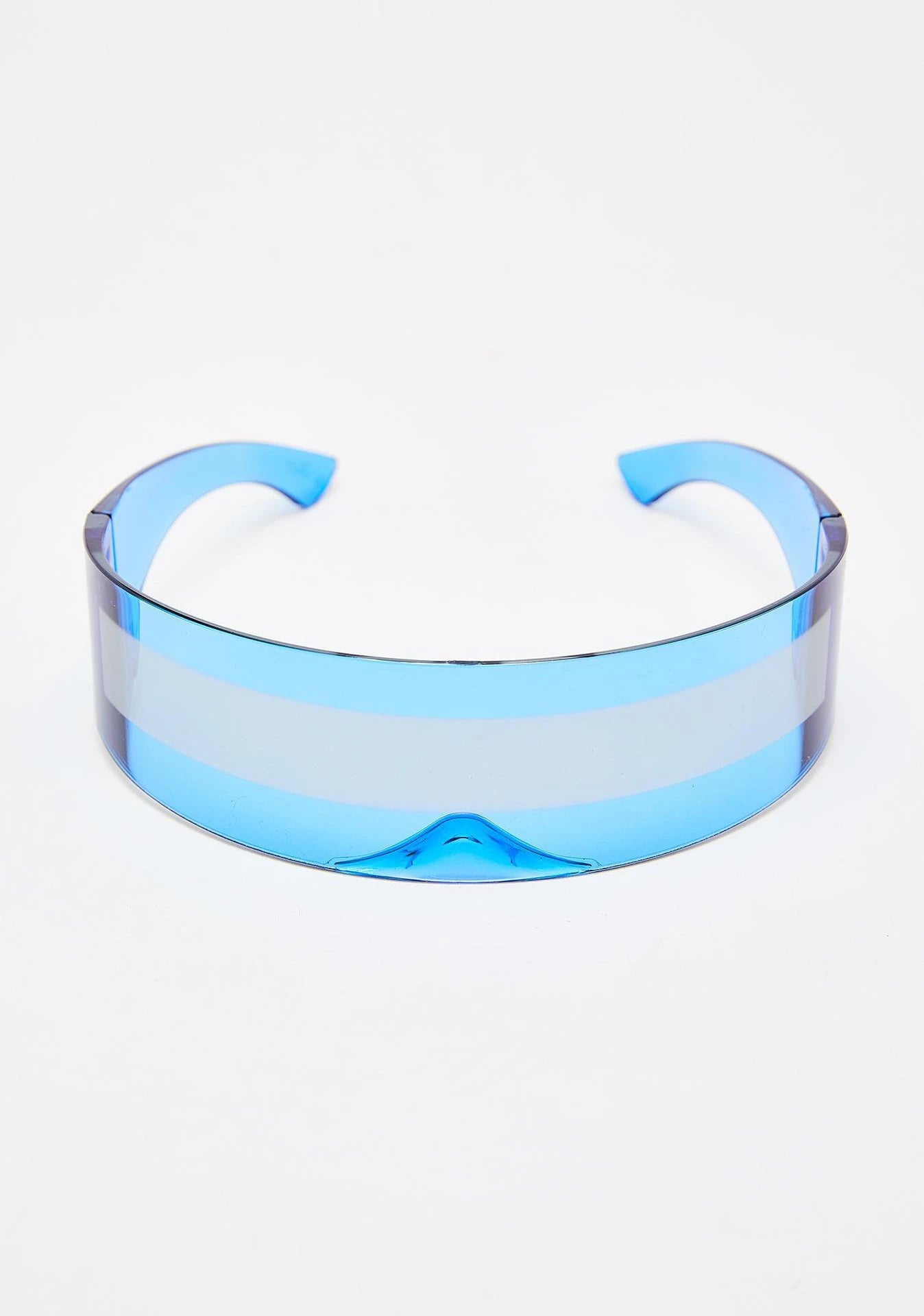 RMM Futuristic Narrow Visor Sunglasses – Mirror Lens, Unisex, 13 Color Options