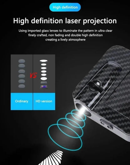 Wireless HD Laser Car Door Projector – Auto Sensor, No Wiring, Battery Powered, 2/4pcs