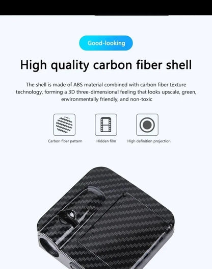 Wireless HD Laser Car Door Projector – Auto Sensor, No Wiring, Battery Powered, 2/4pcs